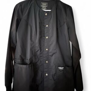 Cherokee Black Lightweight Scrub Jacket